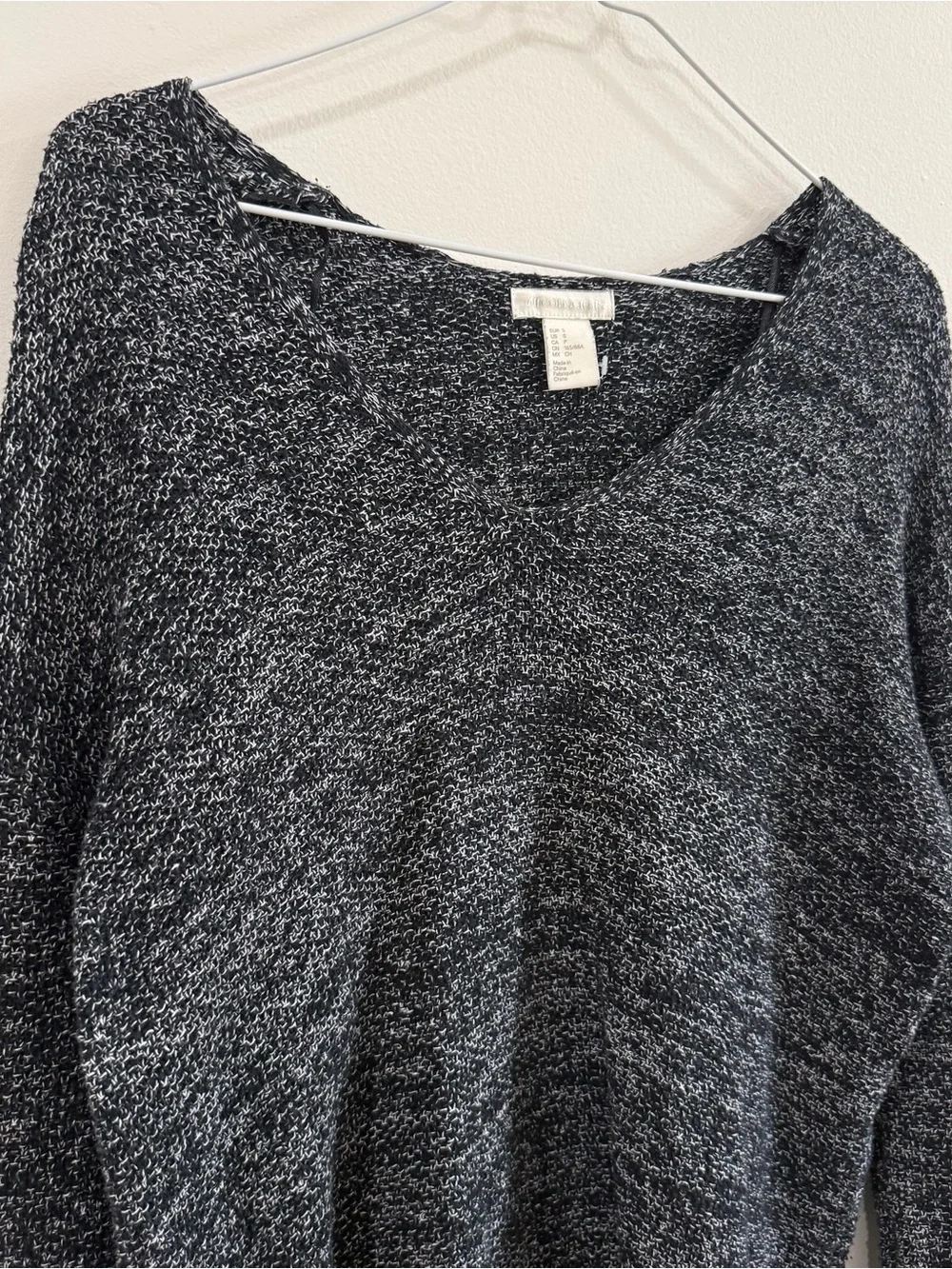 Black & White Knit Sweater